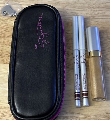 Lot of 4~MaryKay Lip Case w/Mirror ~ 2-Lip Liners & 1 Lip Gloss CREAM & SUGAR