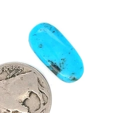 Genuine Handmade Blue Kingman Turquoise Oval Cabochon 5.65cts