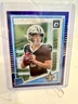 Panini Donruss Optic Tyler Shough Rated Rookie Purple Shock #223 Saints 2025