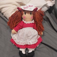 Vintage Woolworths Help Variety Club Plush Rag Doll ~ Rosie Rags With tags