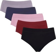 Carole Hochman Women's Stretch Hipster 5-Pack Midnight, Size: Small, New