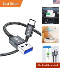 Fast Charging USB A to USB C Cable 1.6FT - 10Gbps Transfer, Wide Compatibility