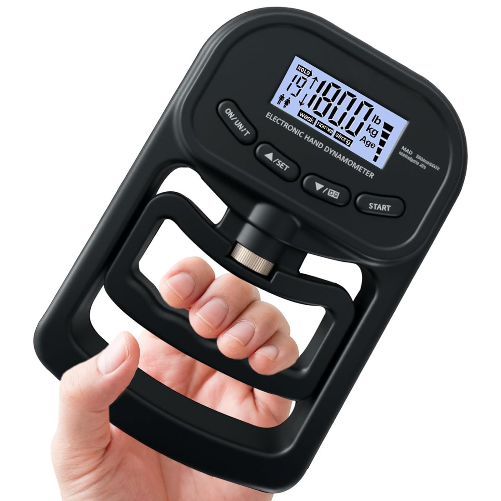 264lbs / 120kg Grip Strength Tester Trainer -Dynamometer Handgrip Measurer Meter