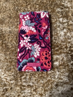 Vera Bradley Navy Botanical Ditsy Eyeglass Holder Storage