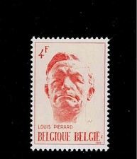 Belgium Scott #860, Single 1973 Complete FVF MNH