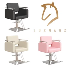 Salon Chair Hydraulic Barber Chair with Footrest Barbershop Studio Hair Stylist