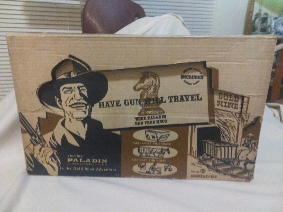 Juego Marx "Paladín" O "Tener pistola viajará aventura en la mina de oro" De colección  Foto 3 de 4