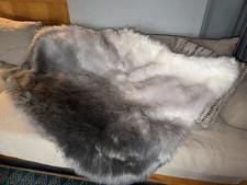 Restoration Hardware Teen Faux Fur Ombr  Kashmir Throw