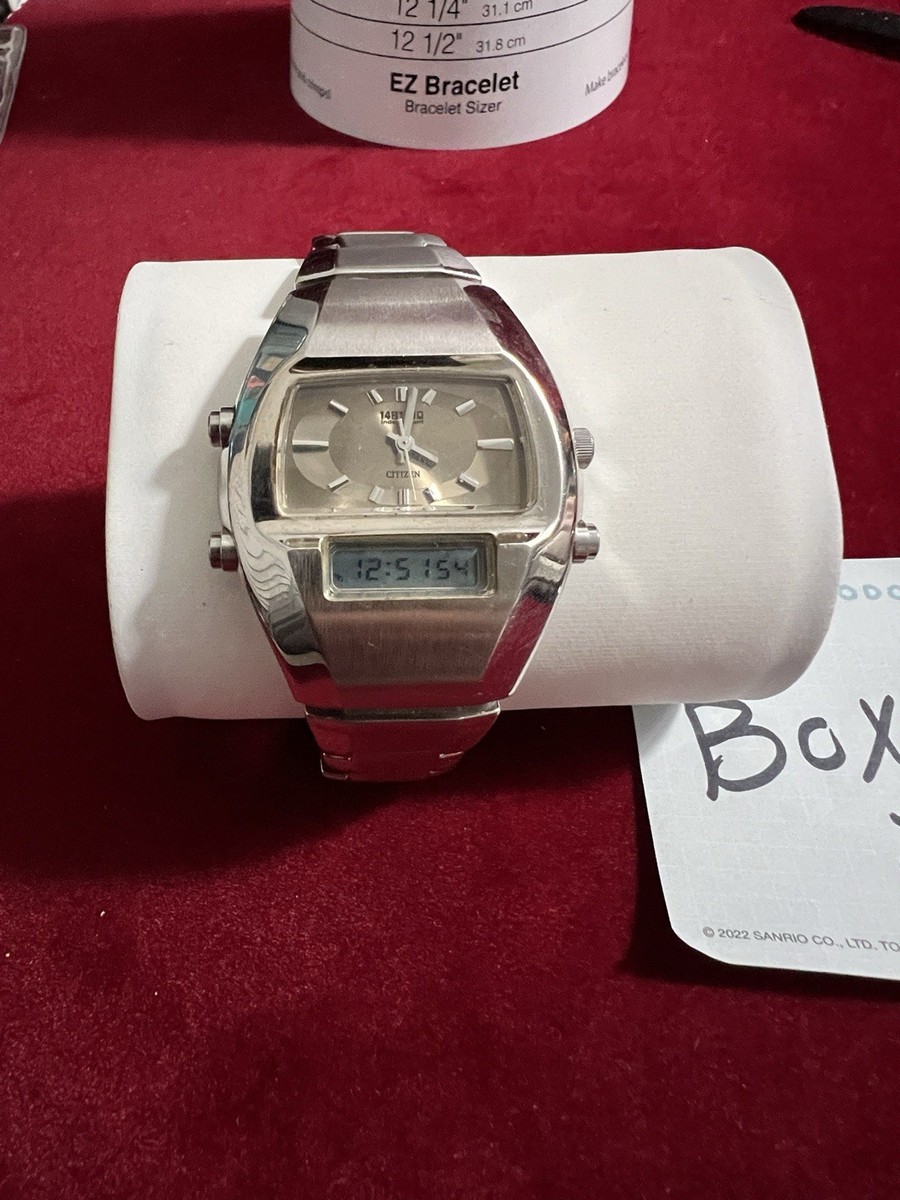 Vintage Citizen Independent 1481010 Digital/Analog quartz watch