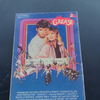 Paramount Grease 2 (1982) VHS Full Screen Hi-Fi Stereo NTSC PG Pfeiffer
