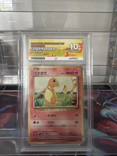 2016 20th Anniversary 1st Edition Charmander Ace 10