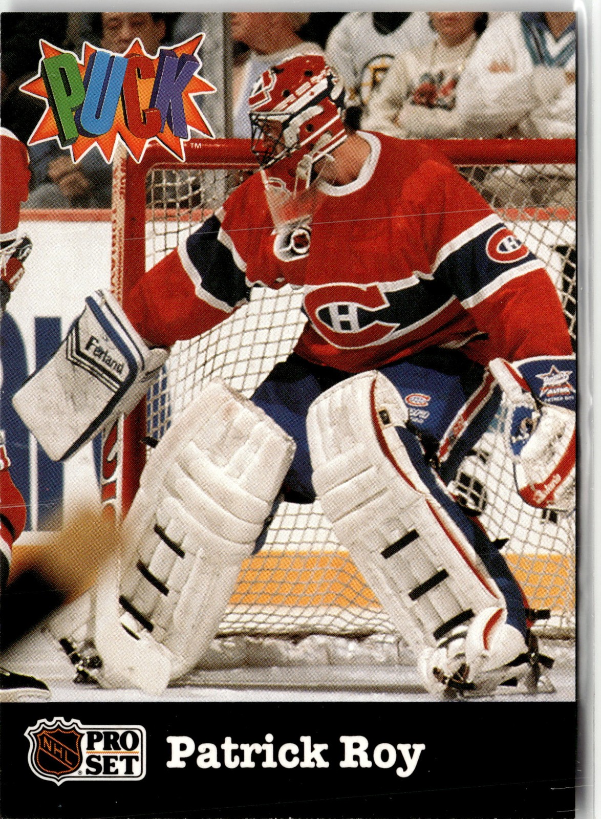 1991-92 Pro Set PUCK #14 Patrick Roy