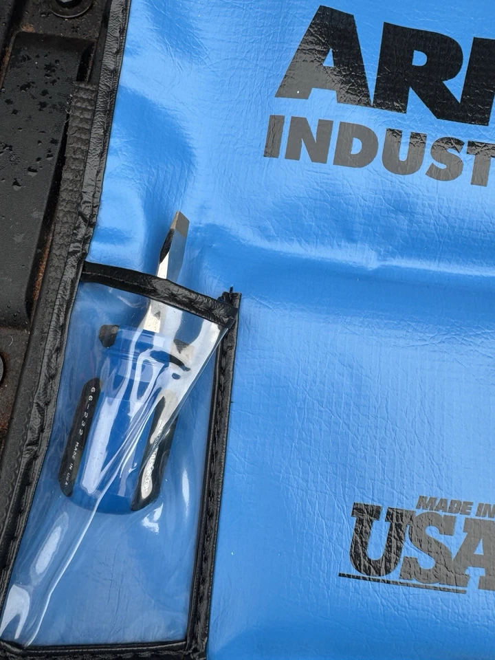 Armstrong Industrial Tools USA Rare Flat Screwdriver Set 6pc In Rollup Pouch Nos - Image 2 of 4