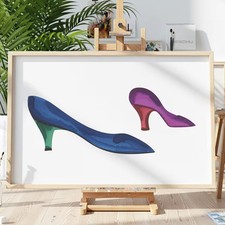 HighHeels Schuhe v3 Schablone Malen Wand Deko NEU