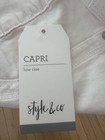 Style & Co Bright White Denim Pull On Capris NWT Size XL — photo 7