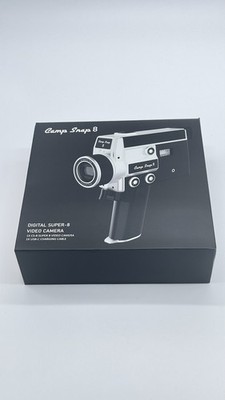 Camp Snap CS-8 Digital Super-8 Video Camera Black Super 8 Micro SD 4gb NEW