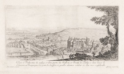 ISRAEL SILVESTRE CHATEAU de Coulommiers Kupferstich gravure etching 1650 EUR 48,99 - DE