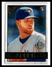 T.J. Zeuch 2020 Topps Gallery Private Issue #143 SN,/250 Toronto Blue Jays