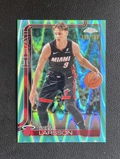 Pelle Larsson 2025-26 Topps Chrome RayWave Aqua Refractor Base /199 #189