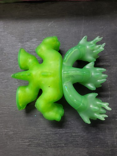 Heroes of Goo Jit Zu Ultra Rare HYDRA by Moose Figure Green Three Heads Squeeze - Picture 5 of 7