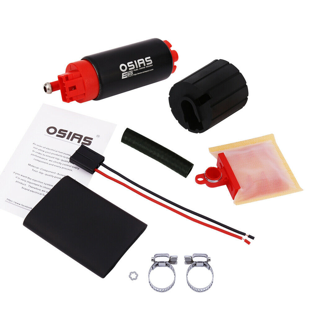 OSIAS 340LPH High Performance E85 Fuel Pump With Install Kit GSS341 Replacement