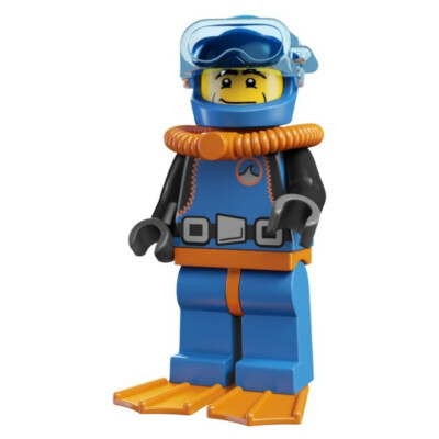 LEGO Minifigures Series 1: ''Deep Sea Diver''   NEU in Tütchen Taucher Minifiguren