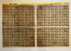 Azerbaijan 1919 whole printed sheet of stamps Lyapin#3 UNIQUE used