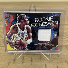 2021 Panini Court Kings Expression Memorabilia Day'Ron Sharpe #REM-DAY Rookie RC