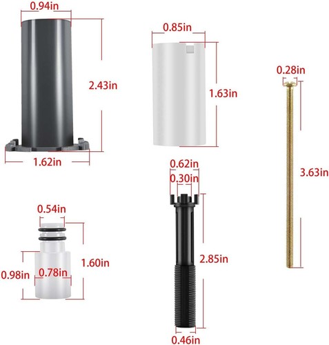 Juego de extensión de ducha universal para Grohe 14048000 Grohtherm SmartContro Trims - Imagen 6 de 9