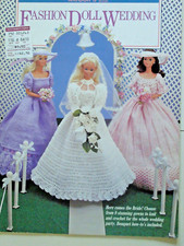 Fashion Doll Wedding Knit or Crochet Patterns for 9 outfits