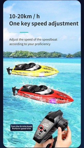 Kids Outdoor Racing Ship Toy Gift RC Boat Remote Control Speed Boat Collection - Picture 152 of 244