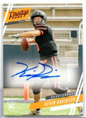 Kevin Davidson Princeton RC Auto 2020 RED Panini Prestige 12 042721ATCD20