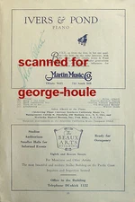 SOLON ALBERTI -  - SIGNED - 1927 - VTG - LA PHILHARMONIC-PIANIST-COMPOSER