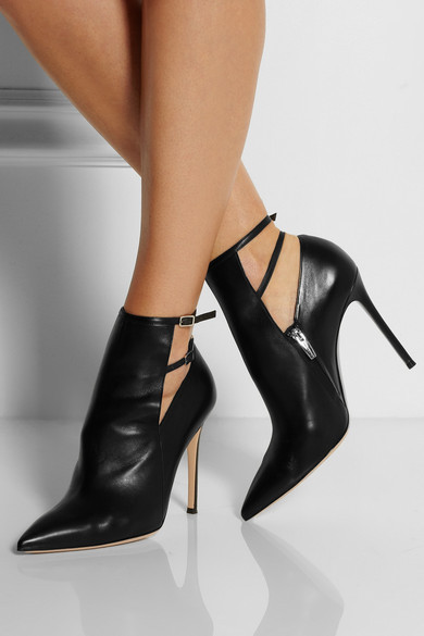 GIANVITO ROSSI  Pointed Leather Ankle Boot BNIX Size 42 image 5