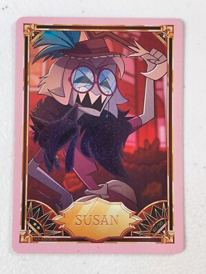 Hazbin Hotel Trading Card PINK FOIL SUSAN Second 2nd Edition | eBay