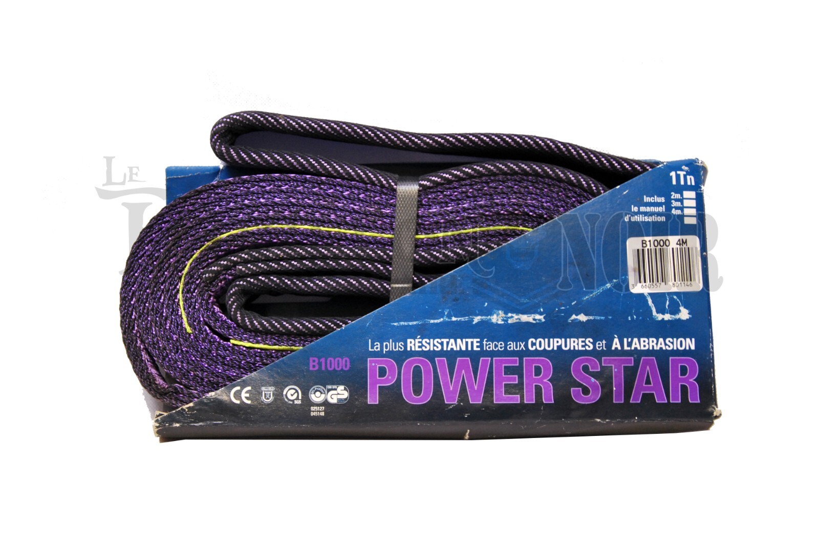 Élingue de levage premium SpanSet POWER STAR B1000-4M en polyester