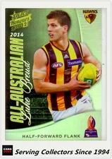 2015 Select AFL Honours S2 All Australia Team Card AA12 Luke Bruest (Hawthorn)