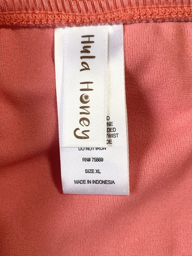 Hula Honey Women's Side Tie Hipster Bikini Swim Bottom Swimwear Size XL - Picture 4 of 4