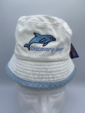  NEW Discovery Cover SeaWorld KinderCaps Baby Embroidered Dolphin Bucket Hat