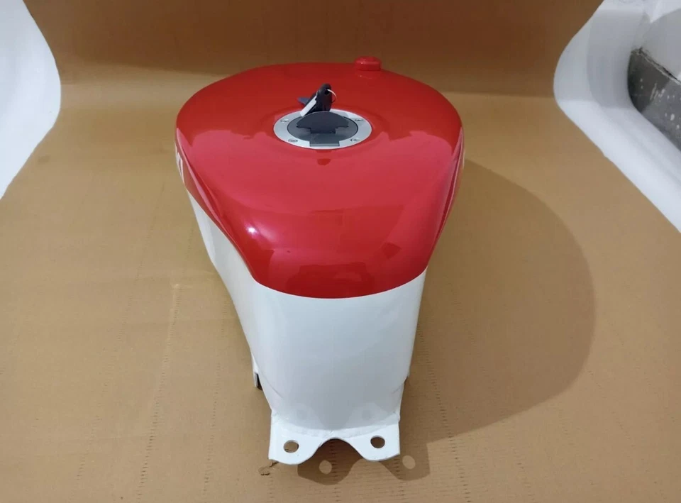 APTO PARA Suzuki RGV250 vj22 1991-1994 rojo blanco aleación gasolina tapa tanque grifo Foto 3 de 4