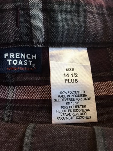 FRENCH TOAST Girl Uniform Skirts -LOT 2-Plaid Sz 14.5 Plus Below-Knee Adjustable - Picture 13 of 14