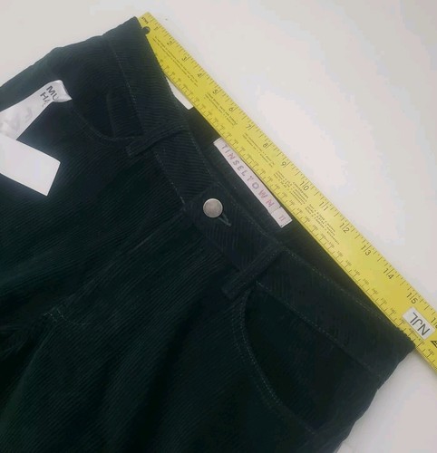 Corduroy Green Cargo Pants Womens 11/30 31X31 Low Rise Wide Leg Skate Tinseltown - Picture 6 of 10