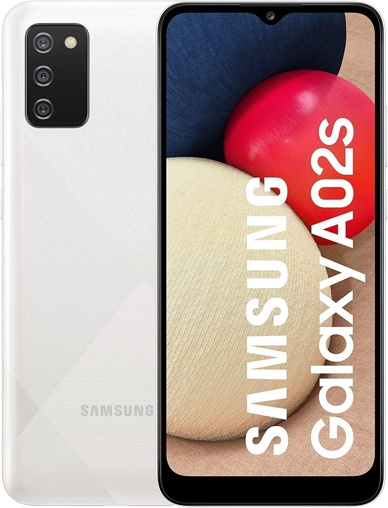 SAMSUNG GALAXY A02S DUAL SIM - WHITE - 32GB 3GB RAM - UNLOCKED - BRAND NEW