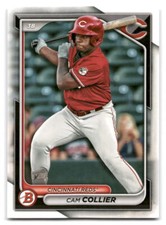 Cam Collier 2024 Bowman Baseball #BP-13 Cincinnati Reds Prospects
