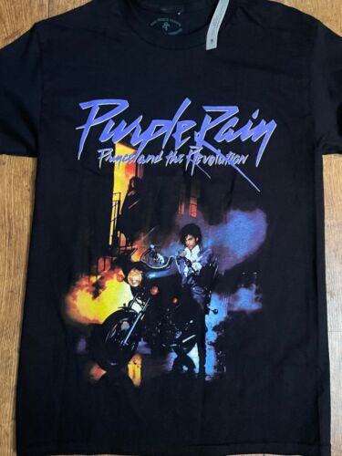 Prince Purple Rain Music Album Cover Art Graphic T Shirt sz L - NWT