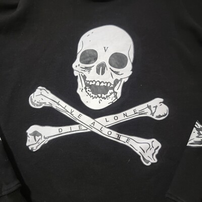 VLONE 'Bone' Hoodie Sweatshirt Pullover Adult Size Medium Skull