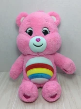 Care Bears  13" Cheer Bear plush teddy 2020 basic Fun pink w/ rainbow