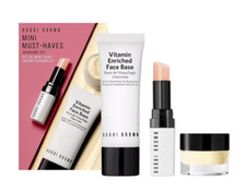 Bobbi Brown Mini Must-Haves Skincare 3-pc Set Bare Pink Eye, Lip, Face