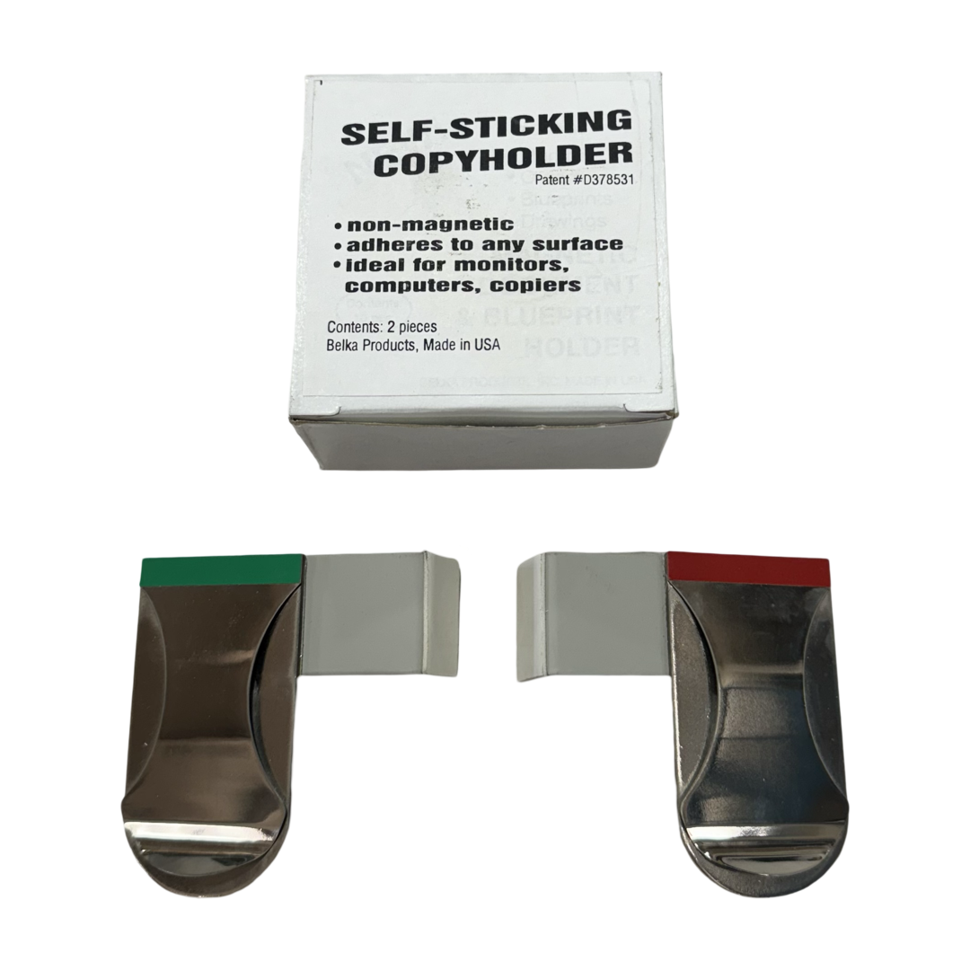 Belka Self-Sticking Copy Document Holder 2 Pieces USA Made | eBay