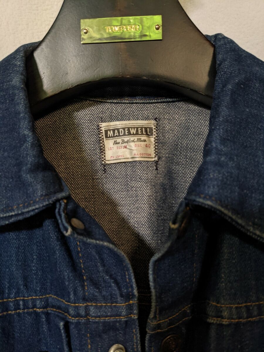 Madewell Vintage 1950s Denim Workwear Pleated Jacket Madewell Vintage 1950s Denim Workwear Pleated Jacket